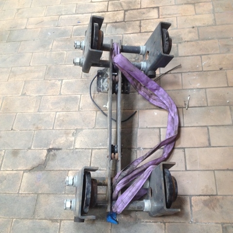 6823&nbsp;-&nbsp;Manual Built-Up Trolley - VERLINDE - 2 ton